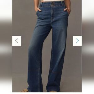 The Eventide High-Rise Wide-Leg Trouser Jeans by Pilcro